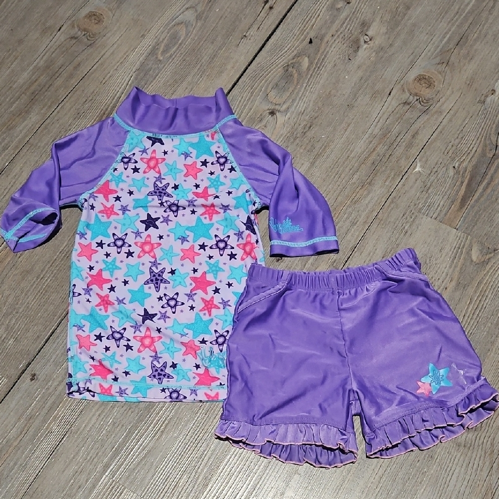 UV SKINZ - Toddler 2-Piece Rashguard Swim Set - 2T